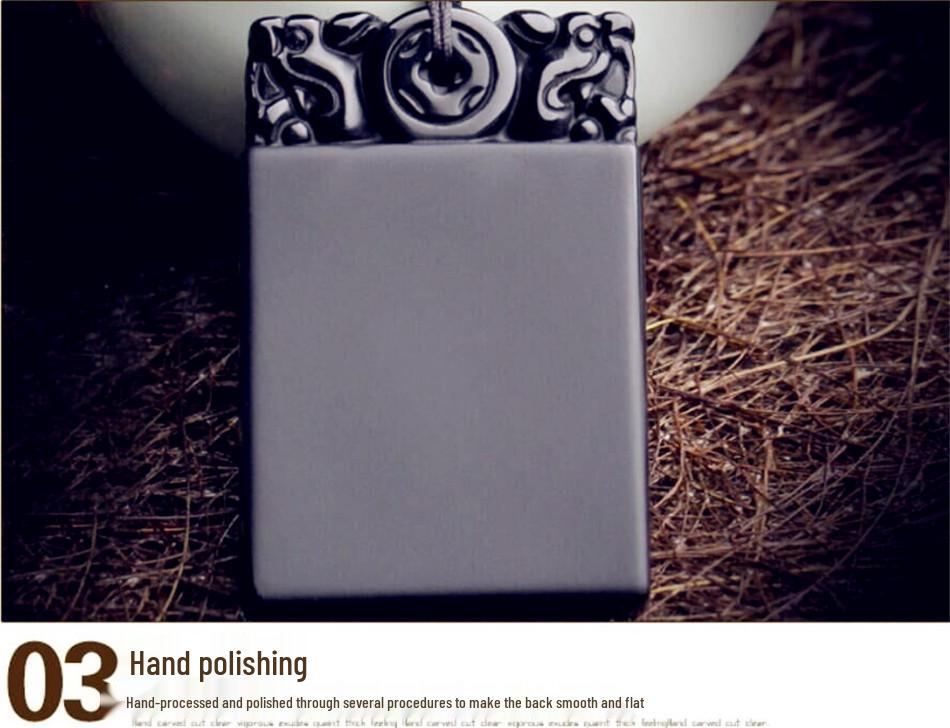 Wisiorek Medytacyjny z Obsydianu dla Mężczyzn i Kobiet – Spokój i Cisza z Serca