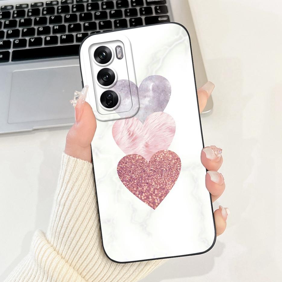 Per Custodia Oppo Reno12 Pro 5G CPH2629 Carina Moda Cartone Animato Cover Morbide Custodie in Silicone Per Oppo Reno 12 Pro Reno12 5G CPH2625 Paraurti