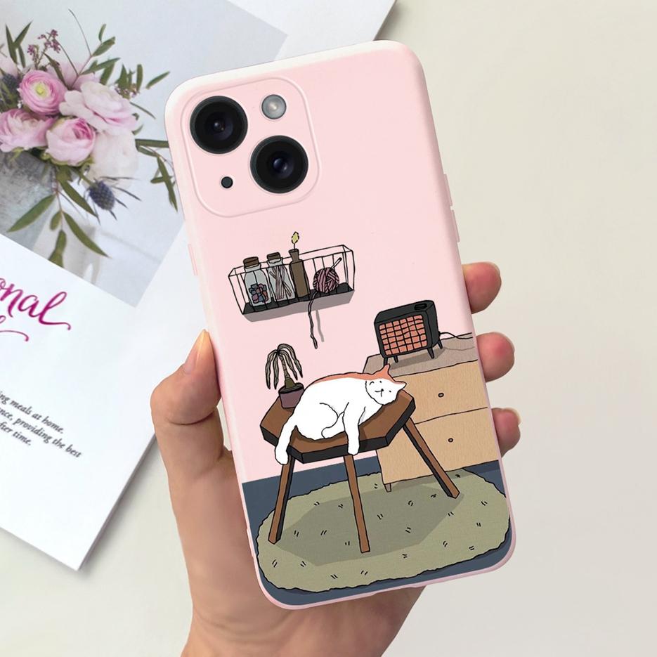 For Apple iPhone 15 Case Stylish Moon Spaceman Cartoon Cover Soft Silicone Phone Case For iPhone 15 Pro Max iPhone15 Plus Bumper