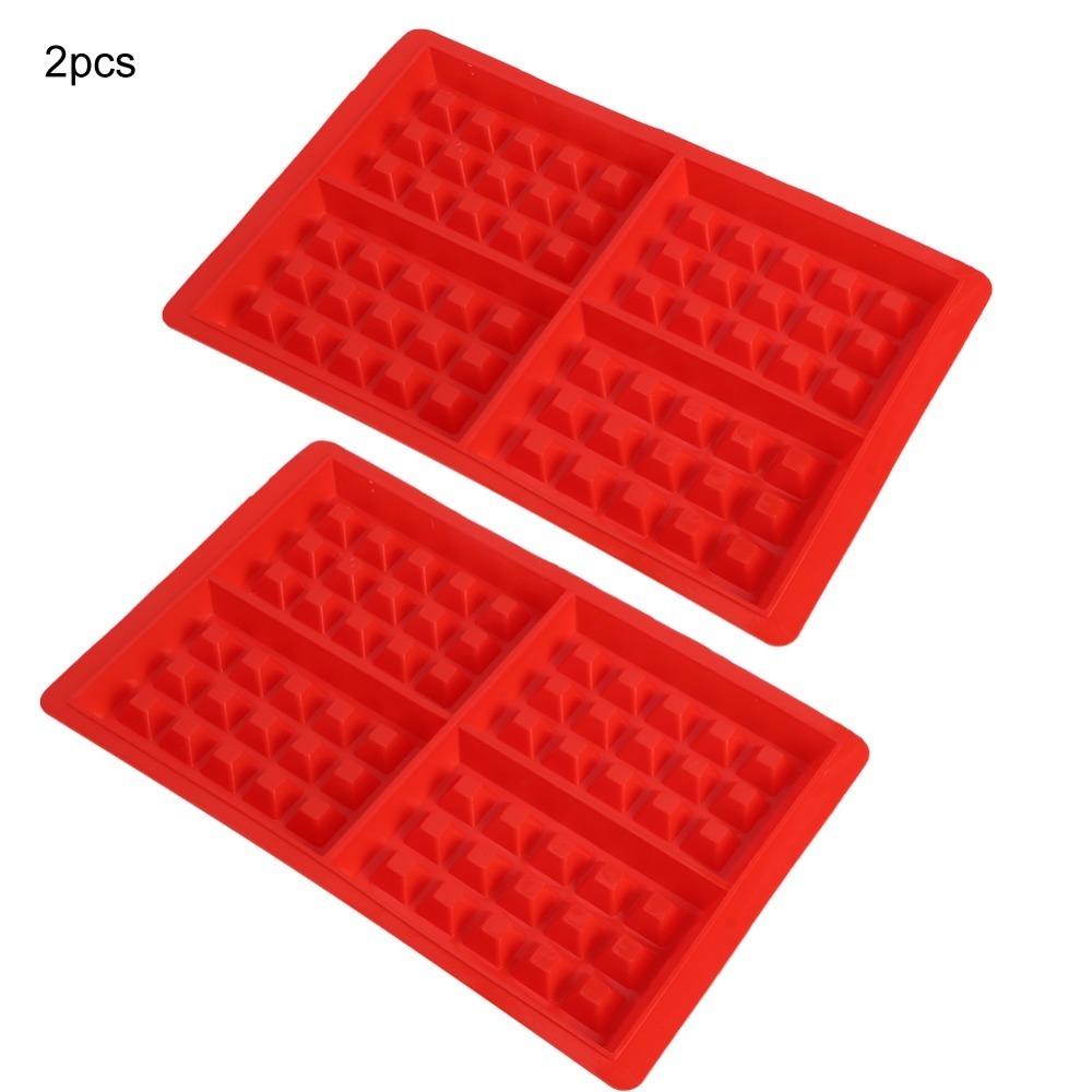 2pcs Silicone Material Muffin Baking Mold Square Baking Kitchen Tools  Home Kitchen Baking