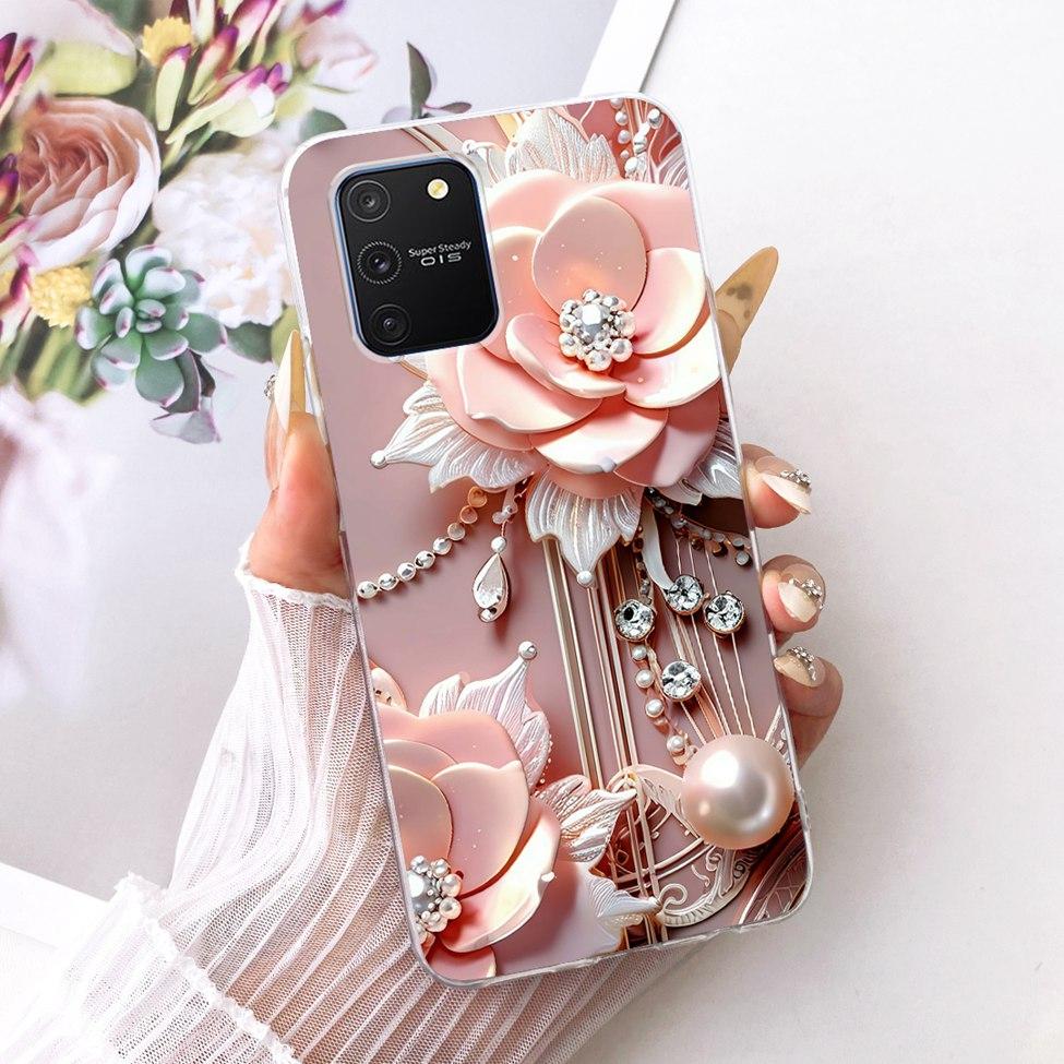 Clear For Samsung S10 Lite Case Cute Fashion Butterfly Funny Painted Casing For Samsung Galaxy S10 Lite SM-G770F SM-G770U1 Cover