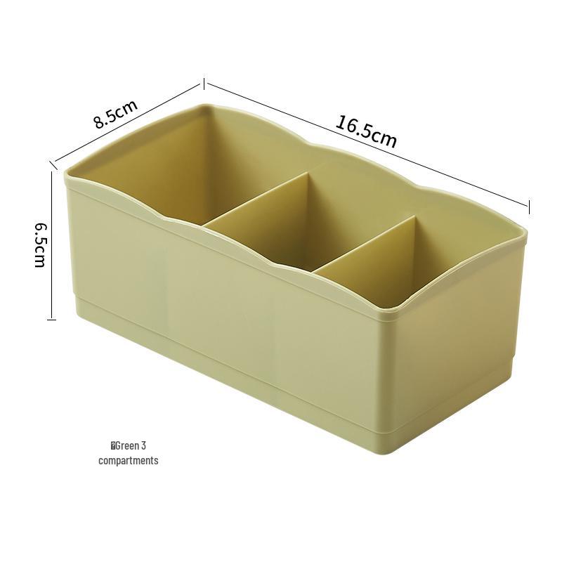 Organizzatore per Cassetto Biancheria Intima e Calzini: Scatola portaoggetti in plastica per armadi e dormitori