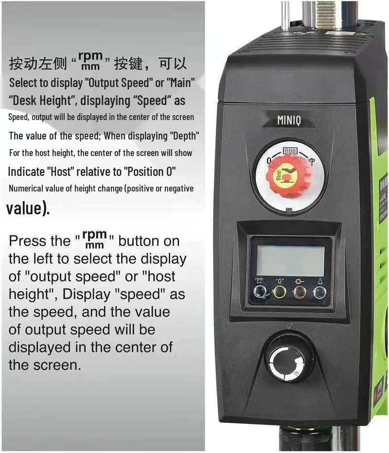 220V Mini Bench Drill with Digital Display - Multipurpose High Precision Tabletop Lathe & Milling Machine for Household and Industrial Use