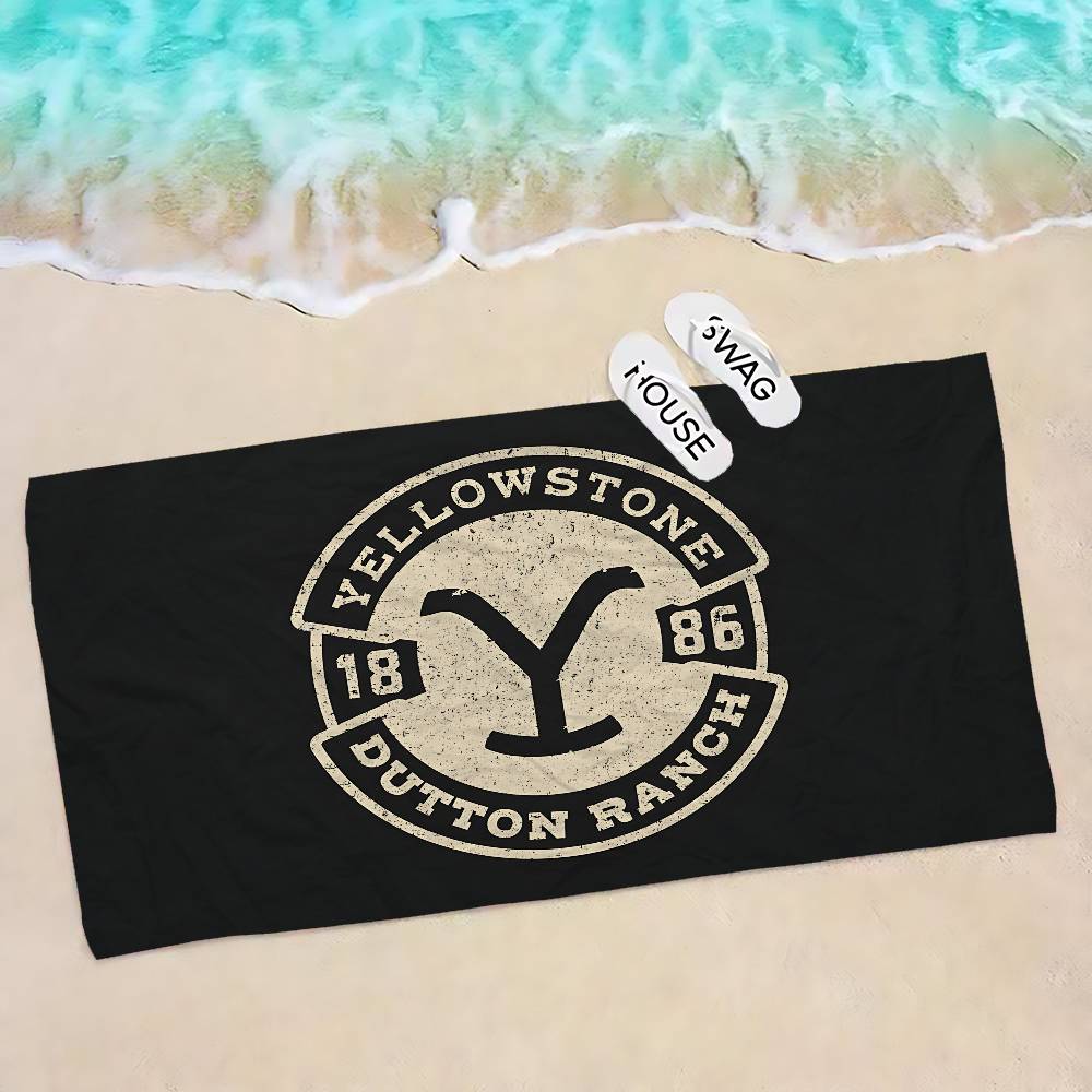 Yellowstone TV Show Microfiber Beach Towel Absorbent Quick Dry Soft Yoga Swimming Resort Mountain Climbing Towel