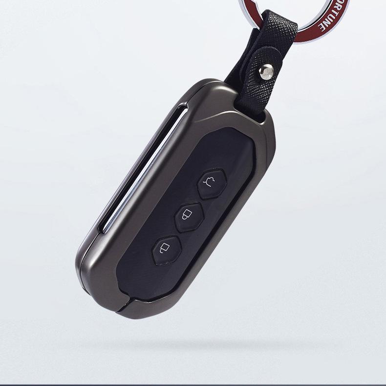 Wuling Capgemini Car Key Premium Metal Protective Case with Buckle