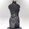Fashion seat belts, tight corsets, leather underwear, restraint underwear, body seat belts, fetish clothing, gothic punk women's