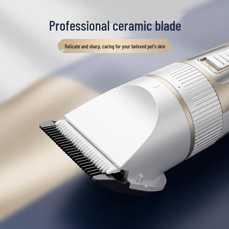 Lithium Battery Pet Hair Clipper - Low Noise, Skin-Safe Trimmer for Cats & Dogs