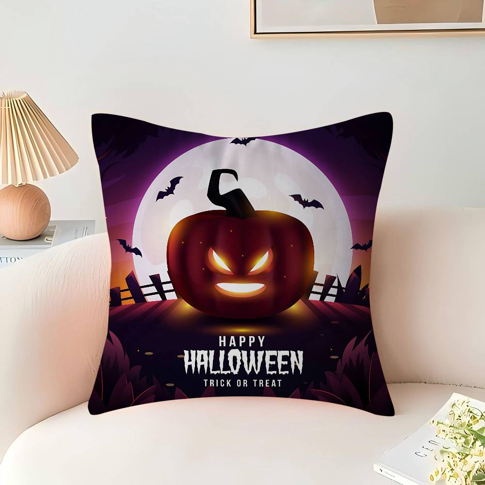 Halloween Kuddfodral Örngott Klädsel Soffa Prydnadskudde Heminredning Örngott