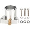 3 Bolt Turbo Adapter, Flange Adapter Kit 3 Bolt Turbo Outlet Adapter Kit Fit for Garrett Gt25 Gt28 T25 T28 Sr20det with Brass Fitting 90 Degree