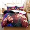 Cool Baki Hanma Intense Martial Arts Fighting Japanese Combat Anime Character HD Print Bedding Set Duvet Cover + 2 Pillowcases