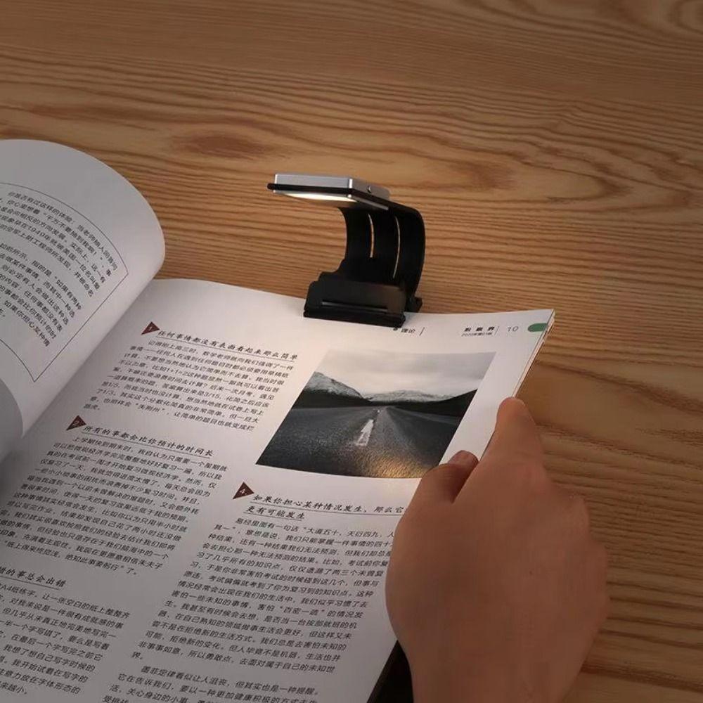 Clip-on LED Reading Lamp with Clip Eye Protection Mini Desktop Table Lamp Clamp Night Light Home