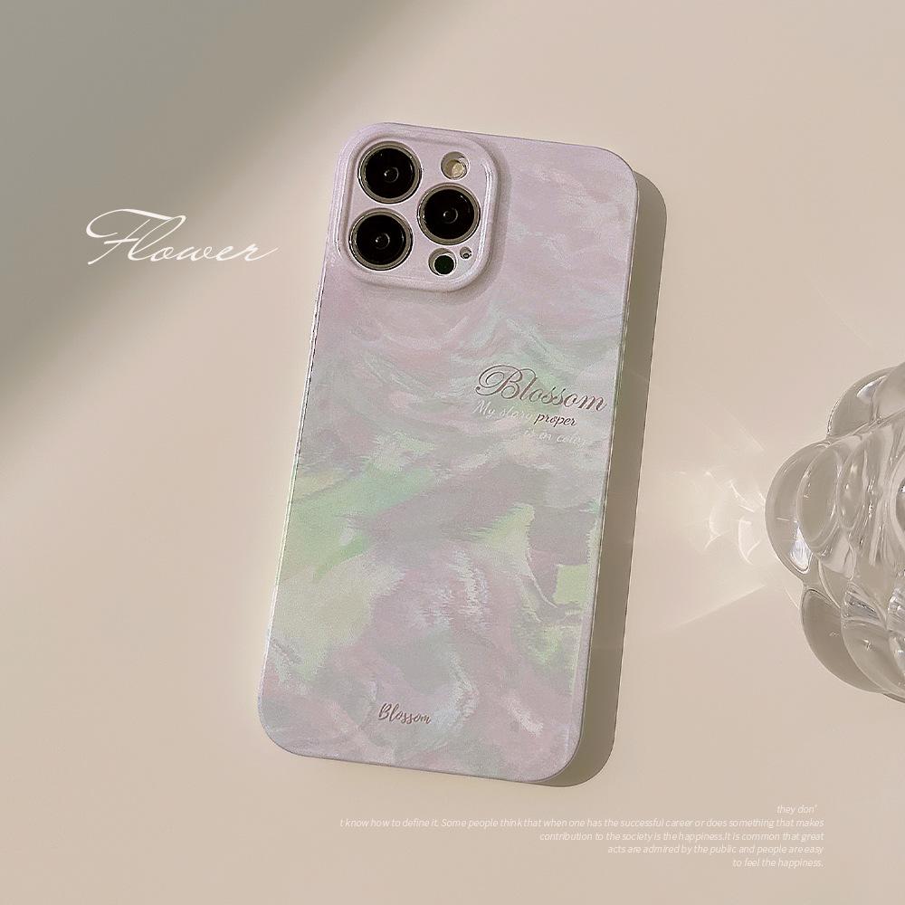 Cartoon Art Cloud Ins 2023 Pc Hard Shell For Iphone 13 12 11 Promax 14 Plus Pro Max 7 8 Plus Xsmax Xr X Shockproof Phone Case