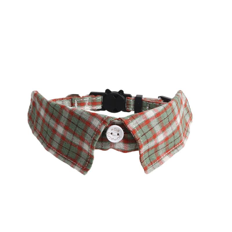Products Pet New British Style Cat Bow Tie With Bell Pet Collar Adjustable