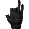 Daiwa Leather Fit Gloves, 3-Piece Cut, Black, XL, DG-2221