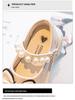 Girls' Mary Jane Leather Shoes: Black & White British Style, Super Soft Princess Performance Shoes for Spring & Autumn.