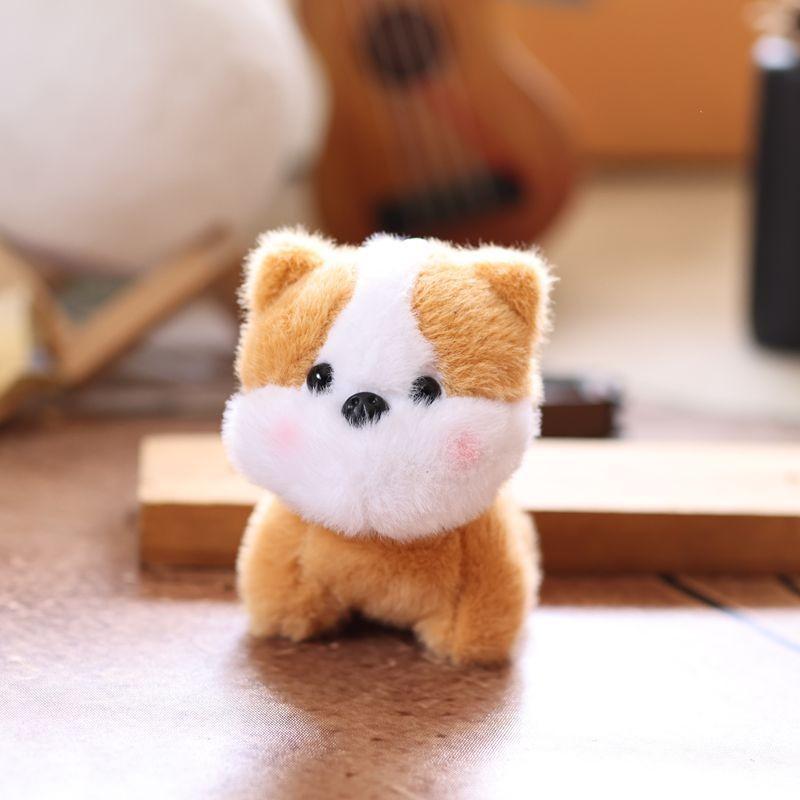 Puppy Toy Cute Keychain Animal Plush Super Soft Backpack Pendant Teens For