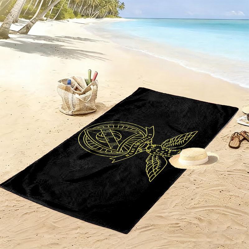 Toalha de Praia Estampada do Sport Lisboa e Benfica, Toalha Grande Macia de Secagem Rápida para Praia Camping Natação