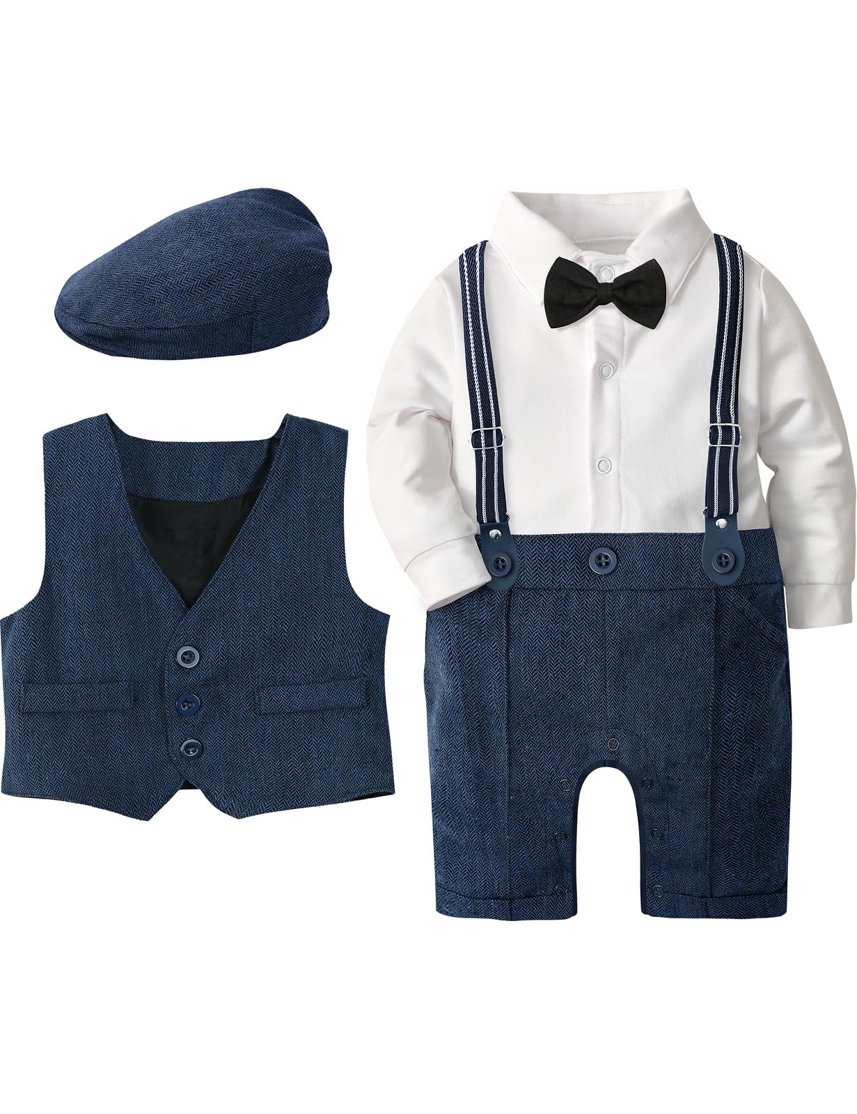 

Официальный костюм Western Baby First Kindergarten First Baby Birthday [TickElf] Детская одежда для мальчиков, комбинезон, комплект, одежда, еда, церемония, фестиваль,