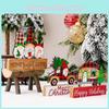 Festive Christmas Gnome Wooden Decor For Home Atmosphere Enhancement And Vehicle Display