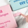 PU 100 Envelope Challenge Notebook Colorful Money Organizer  Office Stationery Supplies