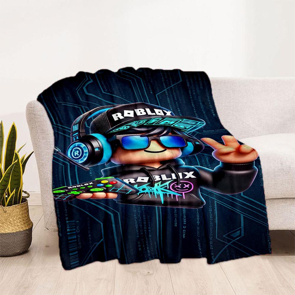 Roblox 37 Blanket Comfortable Great for Office Bedding Bed for All Occasions Playful Design Gifts For Family Or Friends