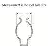 10Pcs Fixing Clips Spring Terry Clip Heavy Duty Base Tool Lamp Tube Clip Clamp Holders T8/T10 Pipes Clamp for 25mm/32mm Dia Tube