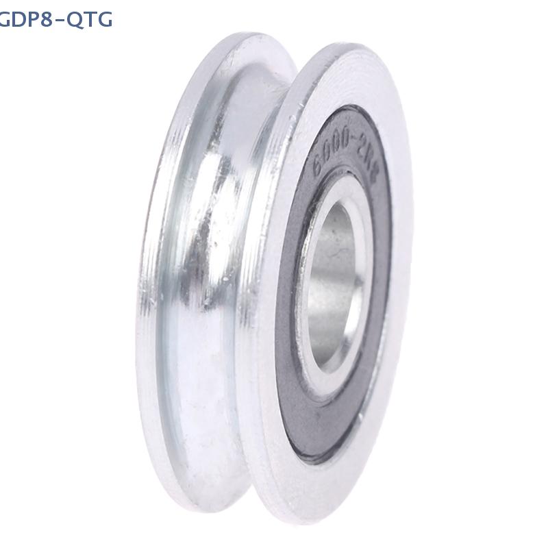 

HOT! 1pc 10*30*8mm U-groove Bearing Pulley With Grooved Non-Standard Concave Wheel Guide Wheel For 5mm Diameter Wire Pope/Track onesize