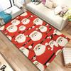 Fofo Pai Natal Árvore de Natal Feliz Desenho Animado Festival Tapete de Presente para Sala de Estar Quarto Casa Decoração de Sofá, Antiderrapante