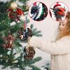 Cartoon Box Horse Pendant Popular Series Chain Christmas Tree Pendant Gift Christmas Decoration