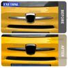 ABS Carbon Fiber Style Pattern for Abarth 595 695 2012 2013 2014 2015 2016 2017 2018-2024 Fiat 2008-2024 Car Badge Frame Cover