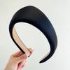 Women Headband Wide Brim Satin Triangle Headband Face Shaping Makeup Washing Hair Hoop Non-Painful Daily Hair Accessory
