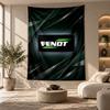Dekorativer Wandteppich, Fendt-Druck Wandkunst, Leichte Wanddekoration für Schlafzimmer-Hintergrund