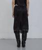 Uusoo Sheer Lace Skirt_ Black