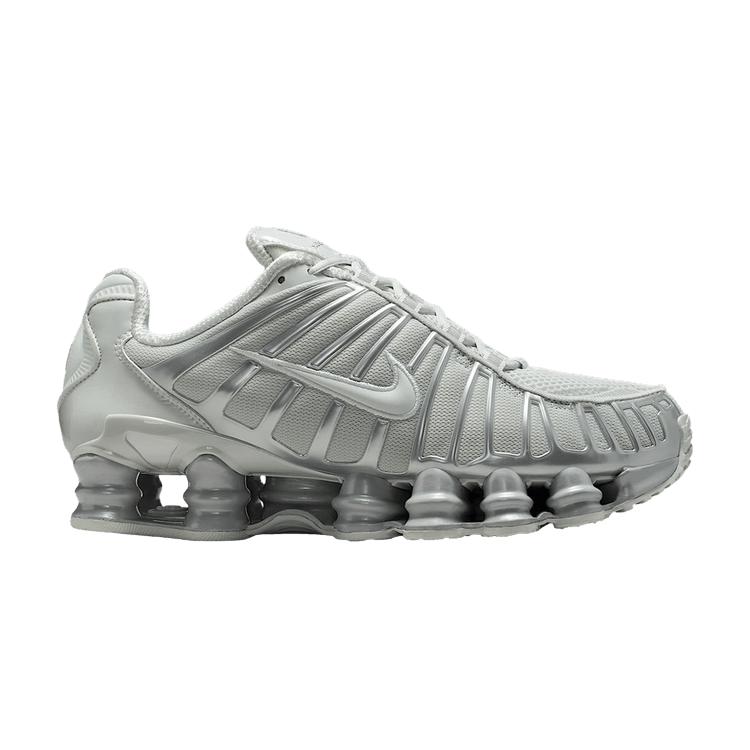 Nike Shox TL Photon Dust Reflektierende Damen-Sneaker Grau Metallic-Silber IB1087002