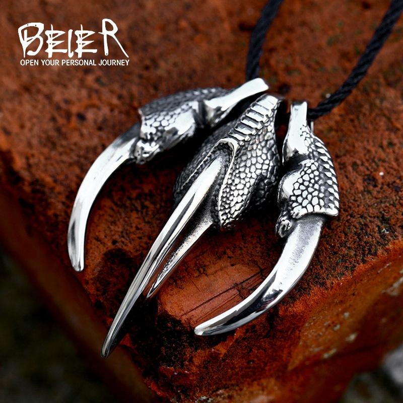 

Аксессуары для ожерелья с орлиным когтем из нержавеющей стали ретро-титановый кулон