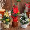 20cm Mini Artificial Christmas Tree Tabletop Xmas Decoration Ornaments Party DIY Home Festival Decor Creative Party Supplies
