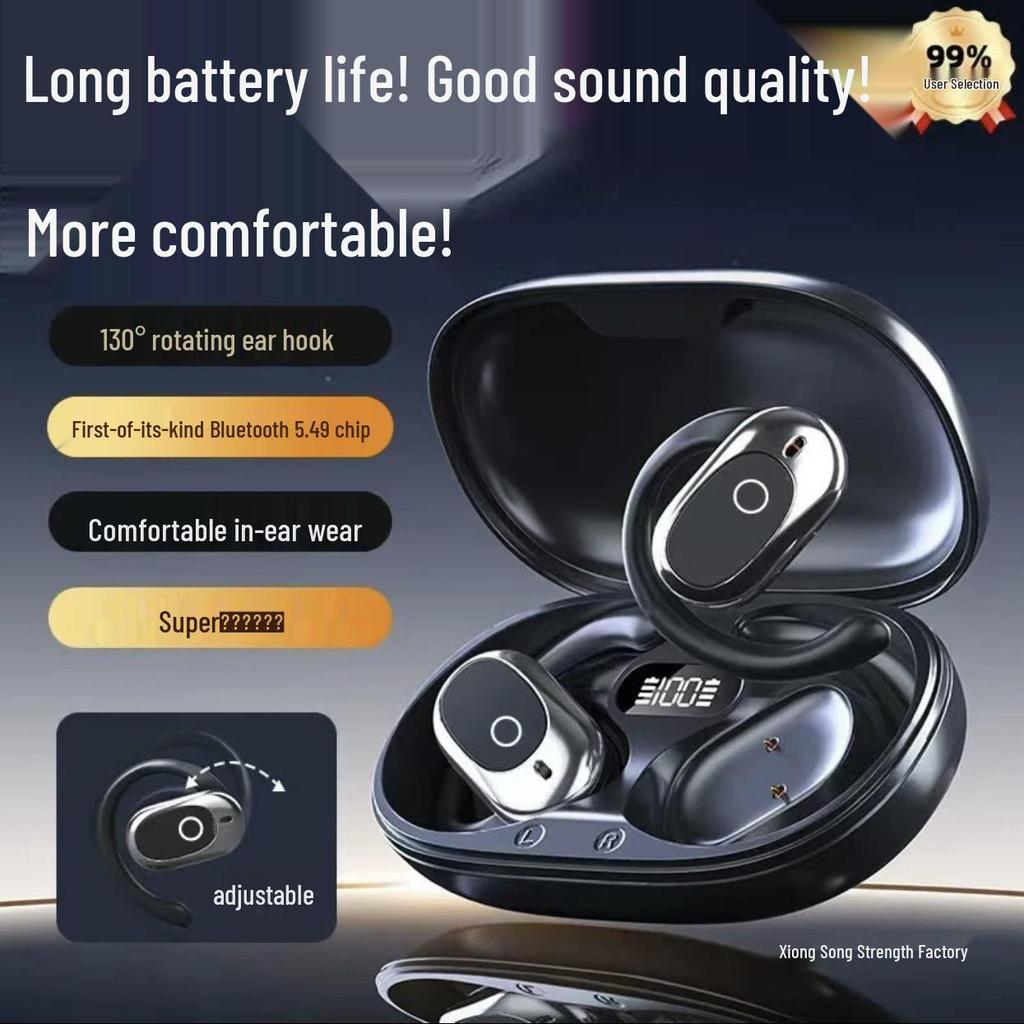 E-commerce Open-Ear OWS Noise-Cancelling Bluetooth Wireless Earphones TWS Rotatable 130