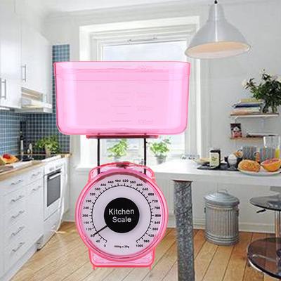 Restaurant Cooking Spring Scales Foods Vegetables Scales Weighing Dial Mechanical Home Kitchen Foods Scales Color Random
