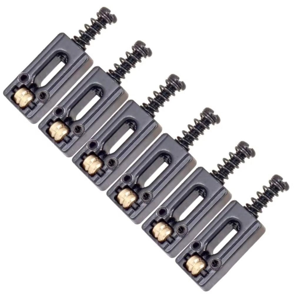 Black Gold Electric Guitar Bridge Replacement Bridge Tremolo Saddles  Electric Guitar Accessories