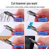 Pink DIY Multifunctional Jewelry Pliers Set: 5" Needle-Nose, Round-Nose, and Angled Pliers. Ideal for crafting and detailed work.