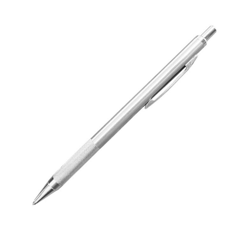 652F Sturdy Chrome Plated Scoring Pens with Steel Tips for Professional Metal Tile and Glass Projects