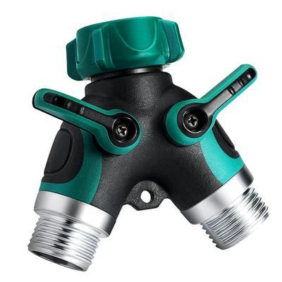 Garden 2-Way Distributor Water Regulable Practical Faucet Y Hose Connector