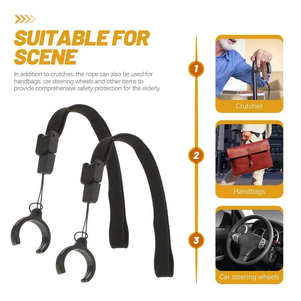 Multi-purpose Walking Canes Wrist Strap Anti-lost Walking Cane Hand Strap  Outdoor Accessories