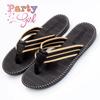 Men's flip flops summer lightweight rubber woven slippers fashion casual outdoor sandals breathable anti slip beach shoes