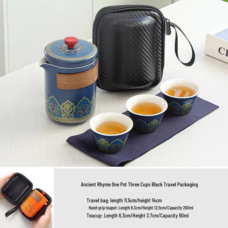Portable Ceramic Travel Tea Set