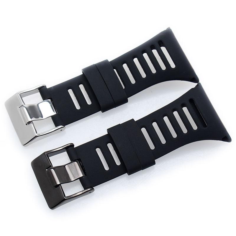 For Suunto Ambit 3 Peak / Ambit 2 Buckle Rubber Watchbands Correa Silicone Gel Wristband Bracelet Sports Watch Strap Band