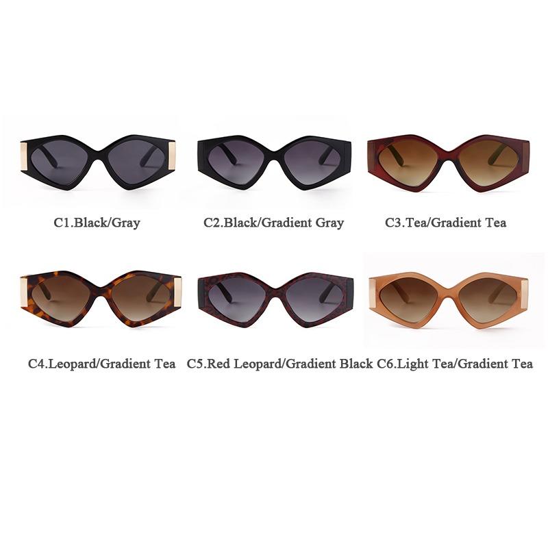 Retro Leopard Oversized Cat Eye Sunglasses Women Men Luxury Brand Designer Vintage Big Frame Oval Punk Sun Glasses UV400 S2205J