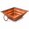 Tanirika Premium Copper Hawan Kund - 14"x14" Yagna Agnihotra Fire Pit, Qualidade de Exportação Superior