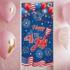 High-Quality Material American Flag Banner Indoor Decoration American Celebration Banner Colorful Balloons for Independence Day
