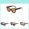 Vintage cat-eye zonnebril voor dames, zomerse UV400 gepolariseerde modeaccessoire voor op reis